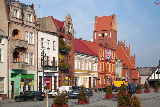 PL, kujawsko-pomorskie. Stare miasto w Golubiu-Dobrzyniu.